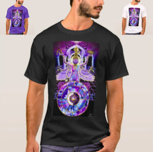 The Infinite Self and the Wheel of Life Men's T-shirt (Black, White, & Purple Options)