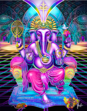 HOLOGRAPHIC Remover of Obstacles Limited Edition Framed 16 x 20 Signed and Numbered out of 10 Print