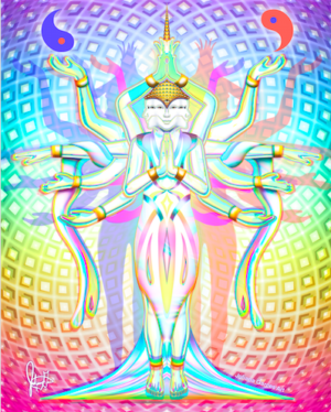 Beyond Dualities 20 x 24 Metal Print