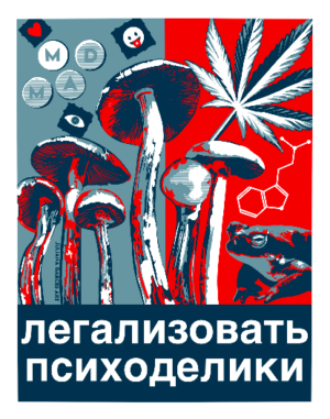 Legalize Psychedelics Russian 11 x 14 Print