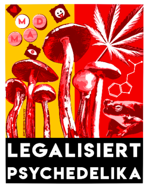 Legalize Psychedelics German 8 x 10 Paper Prints