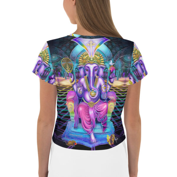 Remover of Obstacle All-Over Print Crop Tee - Image 2