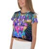 Remover of Obstacle All-Over Print Crop Tee - Image 3
