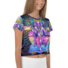 Remover of Obstacle All-Over Print Crop Tee - Image 4
