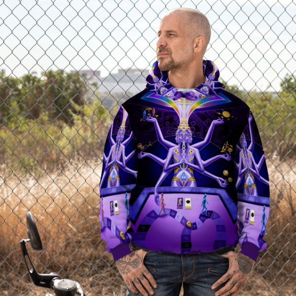 The Infinite Self Plays the Game Unisex Hoodie - Image 5