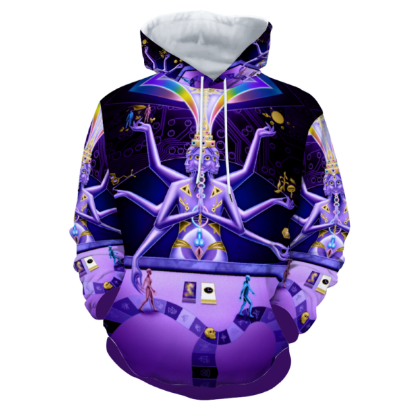 The Infinite Self Plays the Game Unisex Hoodie - Image 3