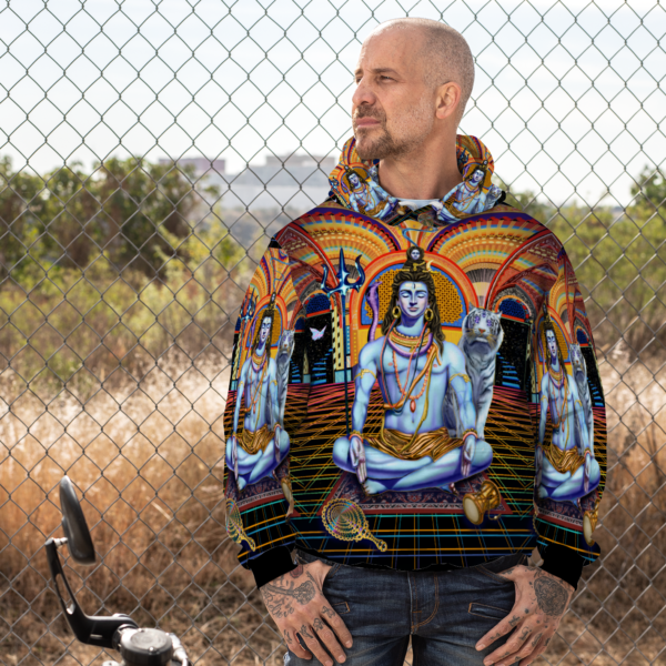 Shiva Thick Hoodie Unisex All Over Print - Image 5