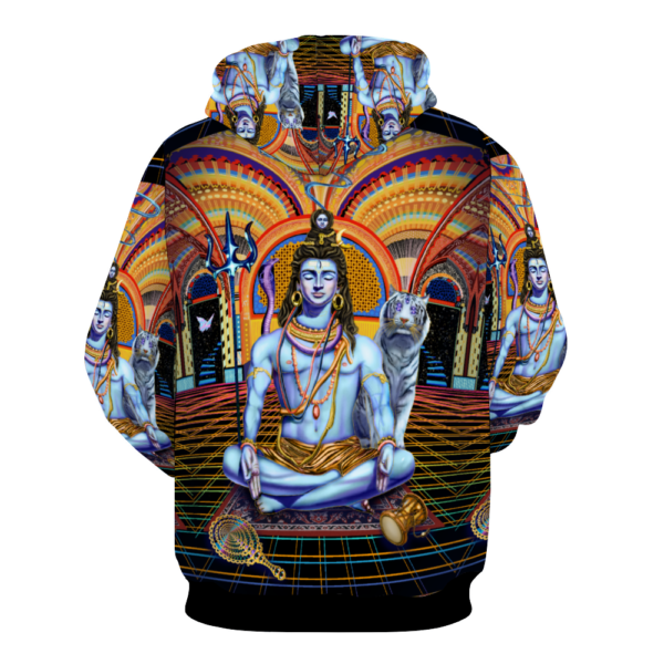Shiva Thick Hoodie Unisex All Over Print - Image 4