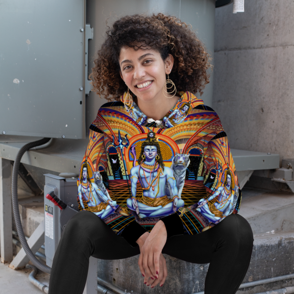 Shiva Thick Hoodie Unisex All Over Print - Image 6