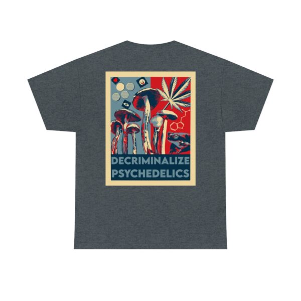 Decriminalize Psychedelics Unisex Cotton Tee 8 Color Options - Image 56