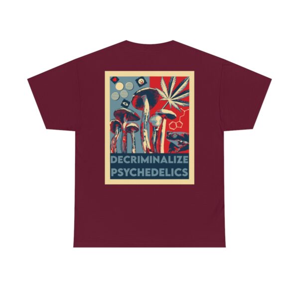 Decriminalize Psychedelics Unisex Cotton Tee 8 Color Options - Image 38