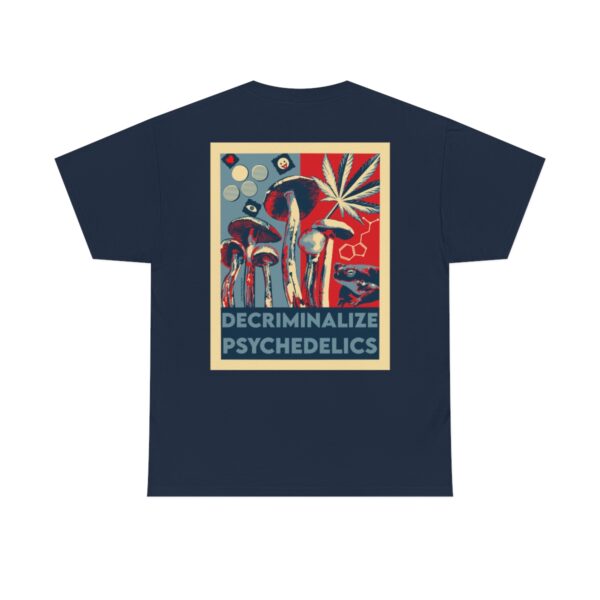 Decriminalize Psychedelics Unisex Cotton Tee 8 Color Options - Image 83