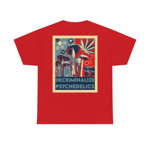 Decriminalize Psychedelics Unisex Cotton Tee 8 Color Options - Image 101