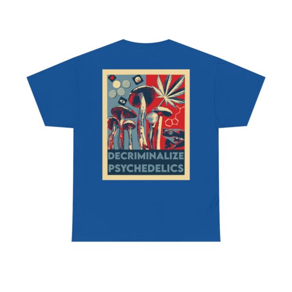 Decriminalize Psychedelics Unisex Cotton Tee 8 Color Options - Image 74