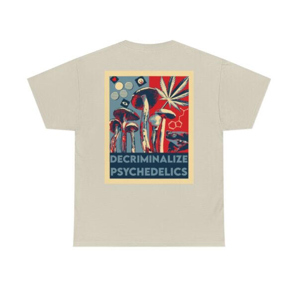 Decriminalize Psychedelics Unisex Cotton Tee 8 Color Options - Image 20