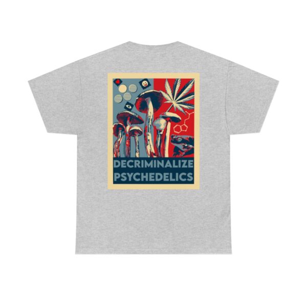 Decriminalize Psychedelics Unisex Cotton Tee 8 Color Options - Image 29