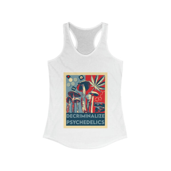 Decriminalize Psychedelics Women's Tank 3 Color Options - Image 2