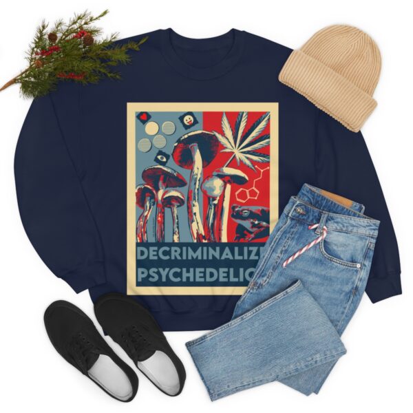 Decriminalize Psychedelics Unisex Sweatshirt 5 Colors - Image 35