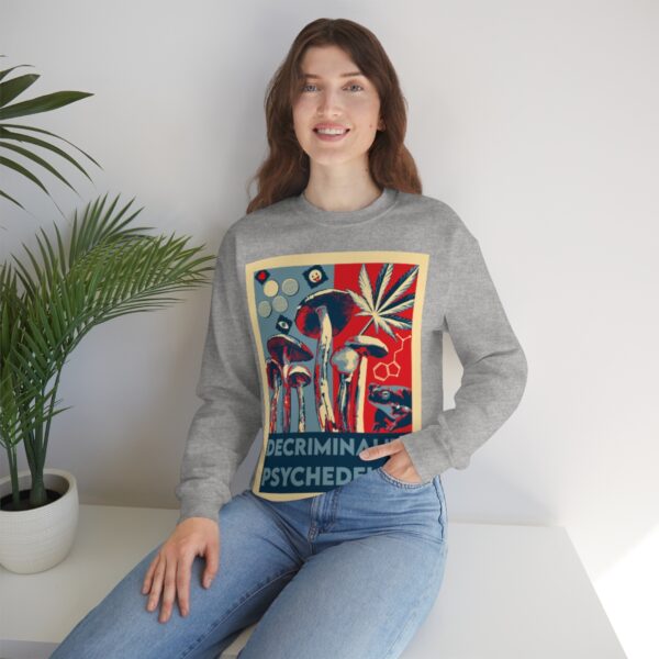 Decriminalize Psychedelics Unisex Sweatshirt 5 Colors - Image 25
