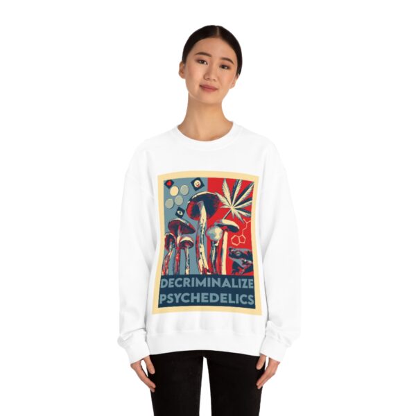 Decriminalize Psychedelics Unisex Sweatshirt 5 Colors - Image 12