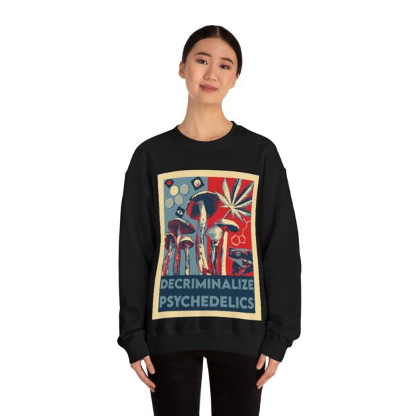 Decriminalize Psychedelics Unisex Sweatshirt 5 Colors - Image 4