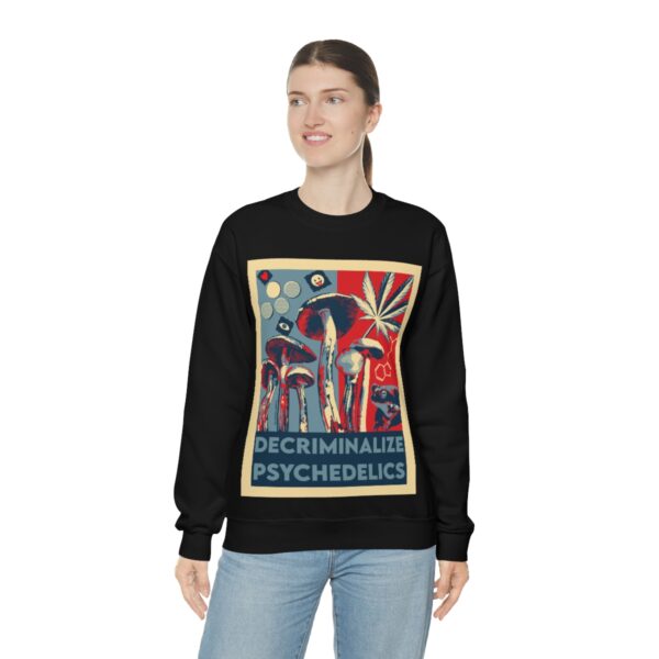 Decriminalize Psychedelics Unisex Sweatshirt 5 Colors - Image 6