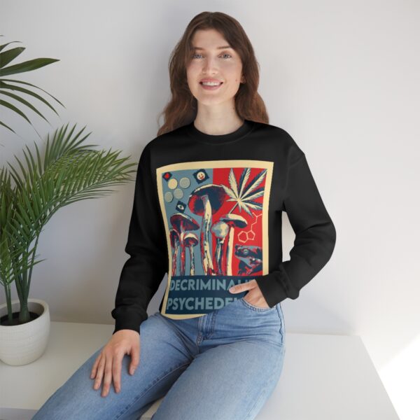 Decriminalize Psychedelics Unisex Sweatshirt 5 Colors - Image 7