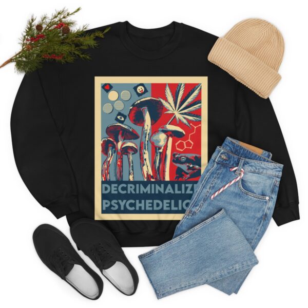 Decriminalize Psychedelics Unisex Sweatshirt 5 Colors - Image 8