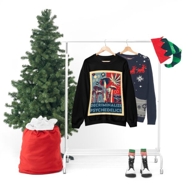 Decriminalize Psychedelics Unisex Sweatshirt 5 Colors - Image 9