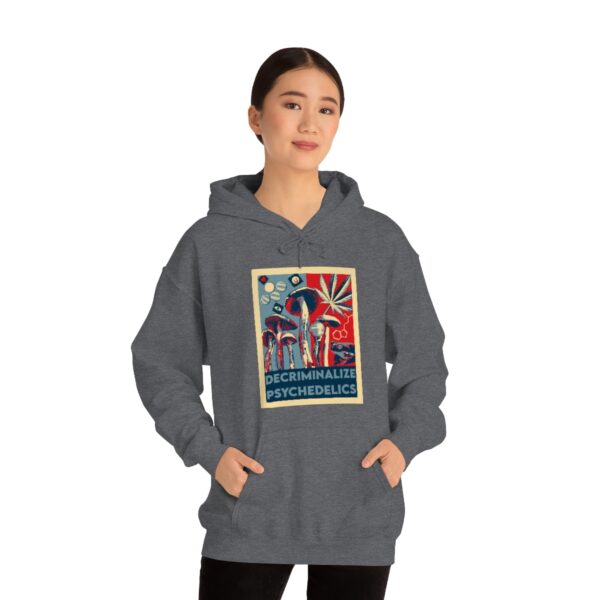 Decriminalize Psychedelics Unisex Hoodie 11 Color Options - Image 39