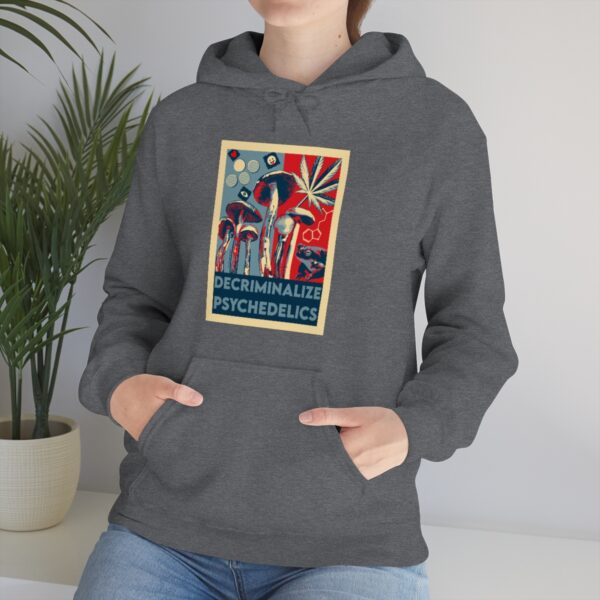 Decriminalize Psychedelics Unisex Hoodie 11 Color Options - Image 43