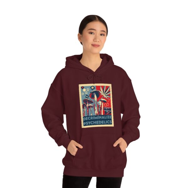 Decriminalize Psychedelics Unisex Hoodie 11 Color Options - Image 30
