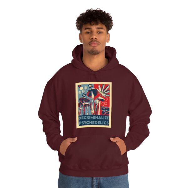 Decriminalize Psychedelics Unisex Hoodie 11 Color Options - Image 31