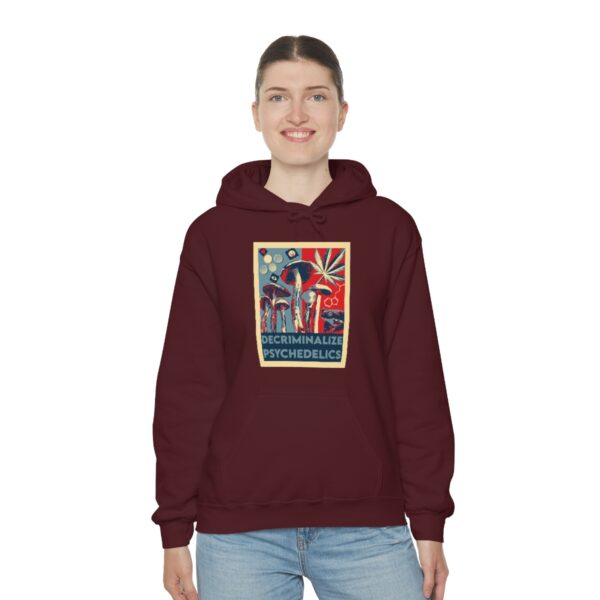 Decriminalize Psychedelics Unisex Hoodie 11 Color Options - Image 32