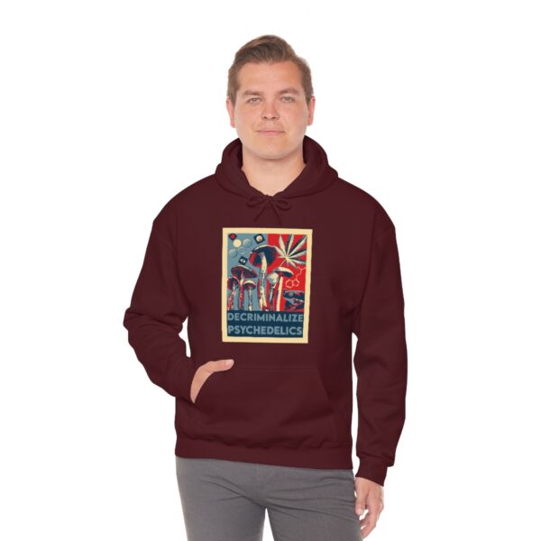 Decriminalize Psychedelics Unisex Hoodie 11 Color Options - Image 33