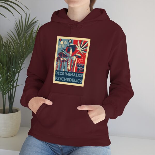 Decriminalize Psychedelics Unisex Hoodie 11 Color Options - Image 34