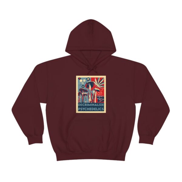Decriminalize Psychedelics Unisex Hoodie 11 Color Options - Image 28