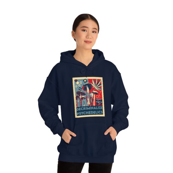 Decriminalize Psychedelics Unisex Hoodie 11 Color Options - Image 75