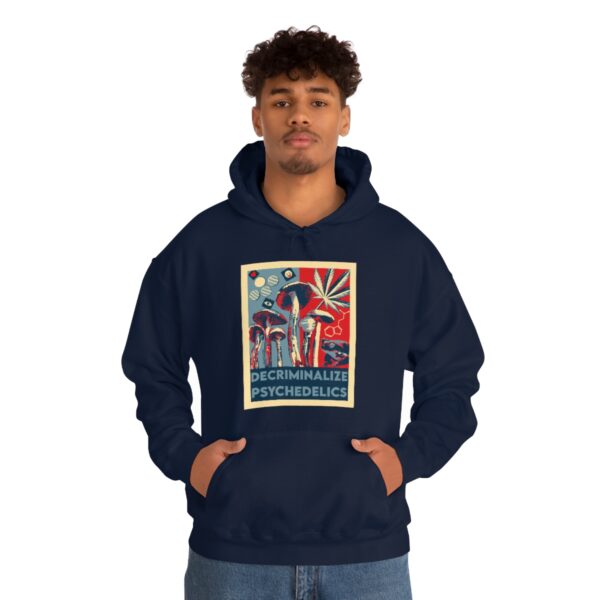 Decriminalize Psychedelics Unisex Hoodie 11 Color Options - Image 76