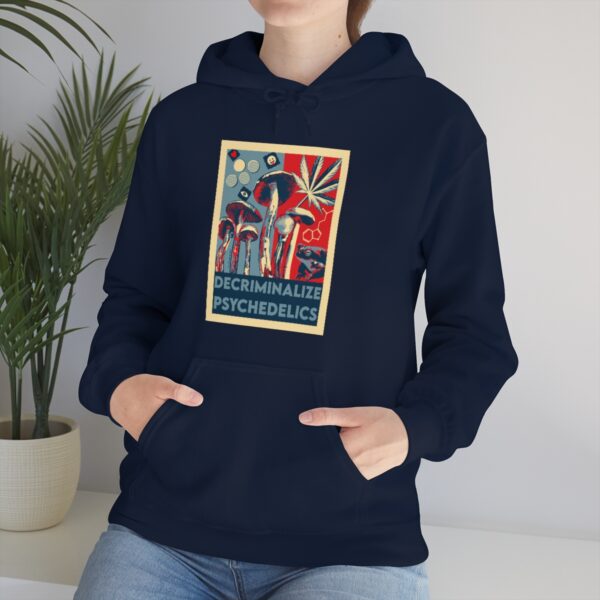 Decriminalize Psychedelics Unisex Hoodie 11 Color Options - Image 79