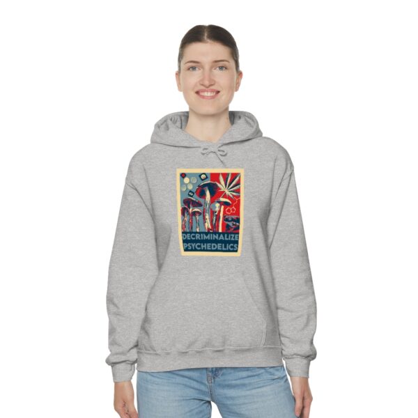 Decriminalize Psychedelics Unisex Hoodie 11 Color Options - Image 23