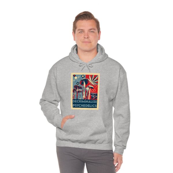 Decriminalize Psychedelics Unisex Hoodie 11 Color Options - Image 24