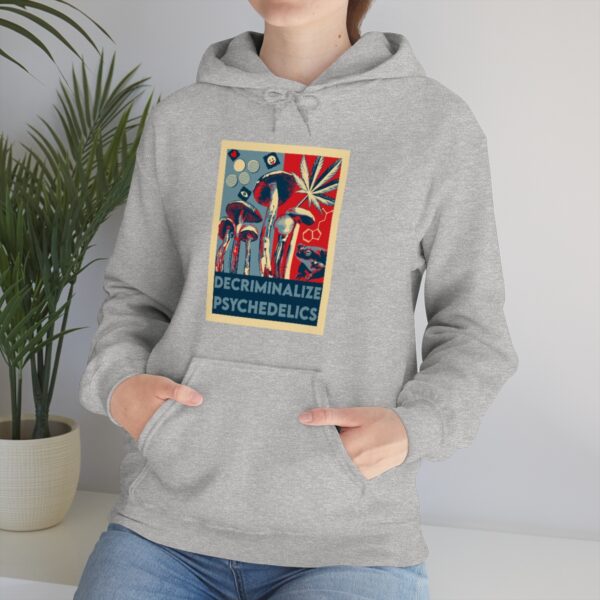 Decriminalize Psychedelics Unisex Hoodie 11 Color Options - Image 25