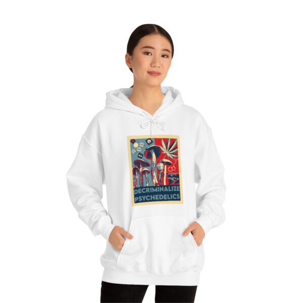 Decriminalize Psychedelics Unisex Hoodie 11 Color Options - Image 12