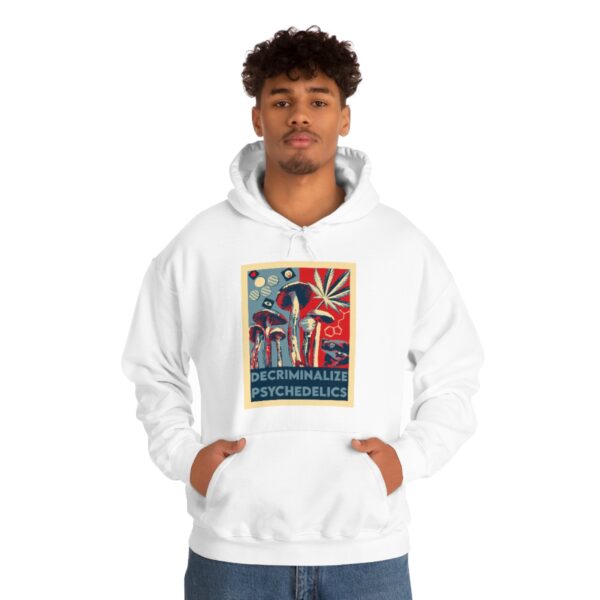 Decriminalize Psychedelics Unisex Hoodie 11 Color Options - Image 13