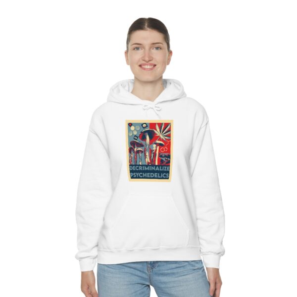Decriminalize Psychedelics Unisex Hoodie 11 Color Options - Image 14