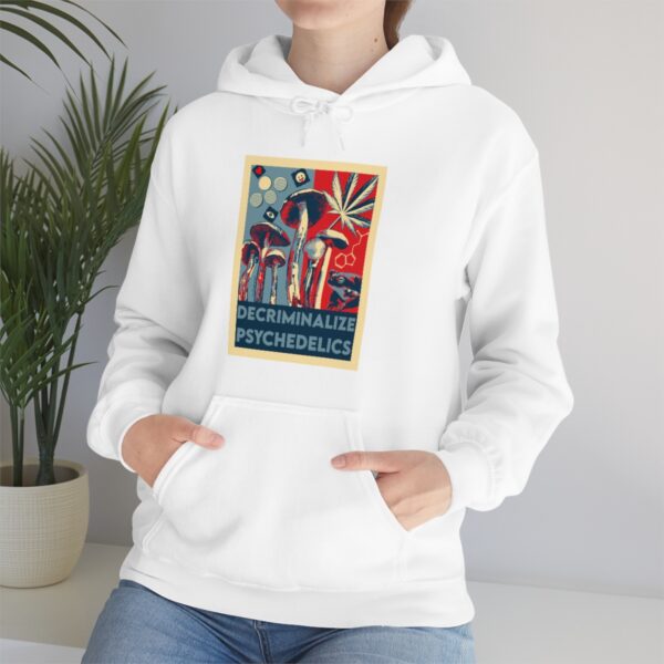 Decriminalize Psychedelics Unisex Hoodie 11 Color Options - Image 16