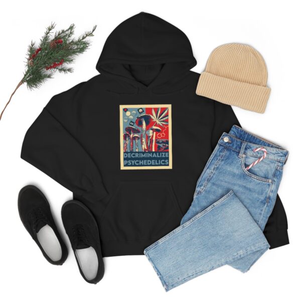 Decriminalize Psychedelics Unisex Hoodie 11 Color Options - Image 8