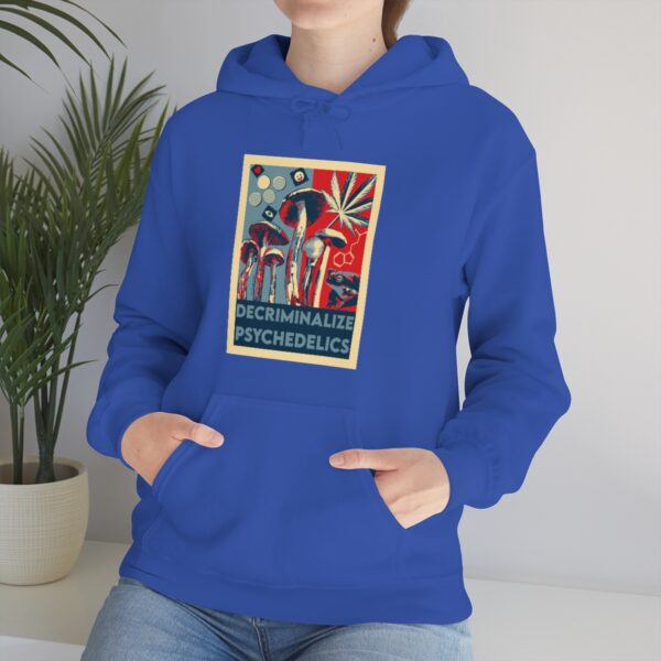 Decriminalize Psychedelics Unisex Hoodie 11 Color Options - Image 70
