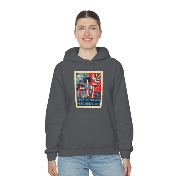 Decriminalize Psychedelics Unisex Hoodie 11 Color Options - Image 59